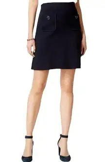 Tommy Hilfiger Button Hardware Pocket A-Line Sweater Skirt