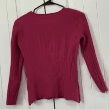 Naadam 100% Cashmere Womens‎ Sweater XS Pink Ribbed