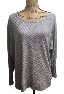 Juicy‎ Couture Womens Size XL Ribbed Sweater Gray