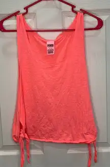 Pink‎ tank top coral color open sides