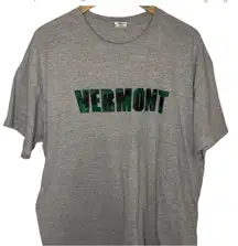 Gildan Vermont Graphic gray short sleeve T-shirt