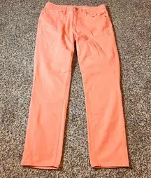 Gap 1969 Womens Peach Jeans Size 26 Relaxed Straight‎ Leg Denim Casual