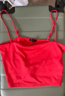 Red Crop Top