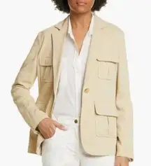 Nili Lotan Hunt Jacket in Khaki Size 4 *NWT*