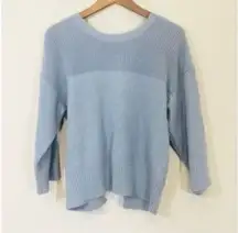 CAbi Fair Play reversible cardigan # 3522 ice blue sz s