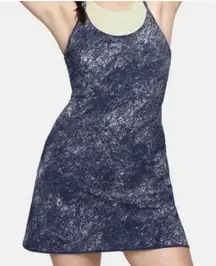 Outdoor Voices Women's Mini Dress - Blue Printed Tank Dress size S