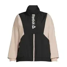 Reebok Focus Track Jacket with Front Pockets and Front Flap Large