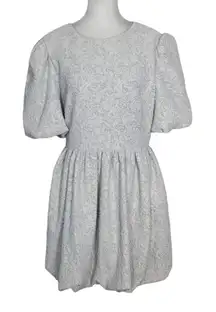 Antonio Melani x Nicola Bathie Silver Bubble Hem Dress NWT Size 10