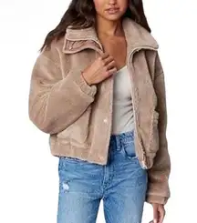 BLANKNYC Sherpa Tan Oversized
Jacket(Size XS)