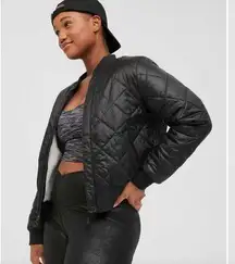 aerie OFFLINE By Sherpa Lined Puffer Bomber Jacket