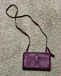 Kate Spade Deep Red Crossbody Bag