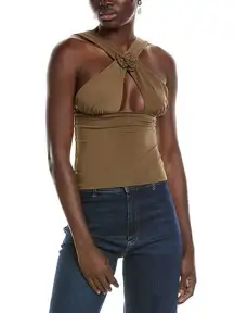 WeWoreWhat Rose Halter Top