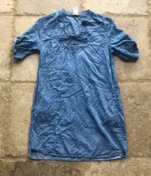 Philosophy  NWOT Jean Chambray Shift Dress Size M