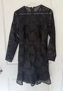 REISS
Baptiste Illusion Lace Fit & Flare Dress