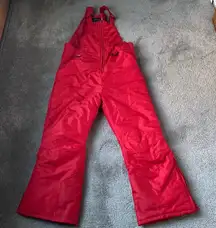 AQ Red Snow Bib Overalls SIZE M