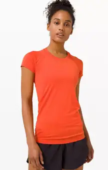 Swiftly Tech Short Sleeve Orange