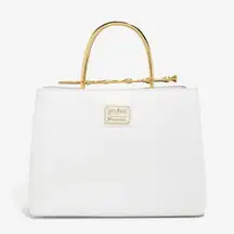 Loungefly Harry Potter Deathly Hallows Elder Wand Crossbody Purse in White