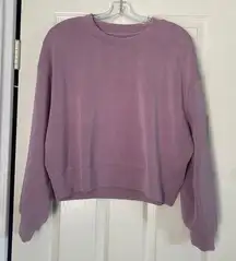 Lululemon Softstreme Perfectly Oversized Cropped Crew size 6