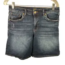 Kut from the Kloth‎ High Rise Boyfriend Shorts Women’s Size 4 Dark Wash Denim