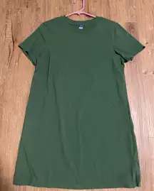 Green T-shirt Dress