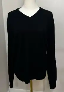 J. Crew Black 100% Cashmere Sweater M