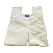 Old Navy Denim White Jeans Sz 6R Rockstar Jeggings EUC #1855