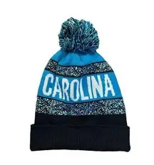 Kipa Fits NFL Carolina Panthers Knit Pom Pom Beanie Hat Toboggan Blue Black