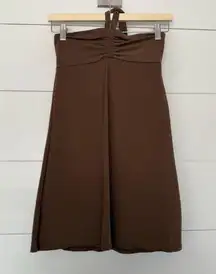 Juicy Couture Women’s P Brown Y2K 2000s Mini Dress Terry Cloth