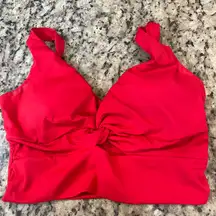 Scarlet Twist-Front Tank Top