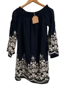 KORI Long Sleeve round Neck Shift‎ Dress Size Small NWT