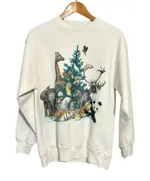 SIGNAL SPORTS Vintage Habitat Animal Cream Sweater