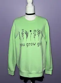 NEW You Go Girl Floral Sweatshirt