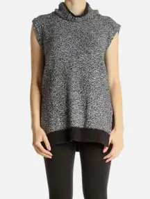 Ann Taylor  Womens S Textured Sleeveless Turtleneck All Day Wear Sweater