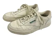 Vintage Reebok Classic White Leather Sneakers Trainers Lace Up Comfort Women 7.5