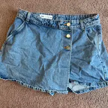 Zara Denim Skort