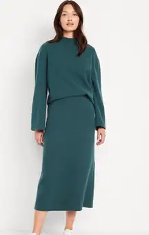 old navy cozy knit midi skirt 