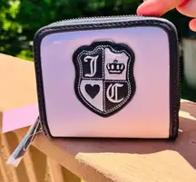Juicy Couture Queen of Everything Small Zip Around Wallet Powder Blush NWT