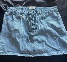 Denim Jeans Mini Skirt