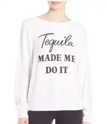 Wildfox Tequila Made Me Do It Jumper Sweatshirt