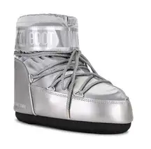 MOON BOOT Icon Low Glance Boot in Silver