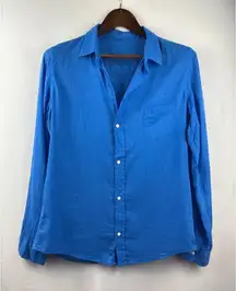 Women’s Frank & Eileen Medium Blue Button Up Shirt
