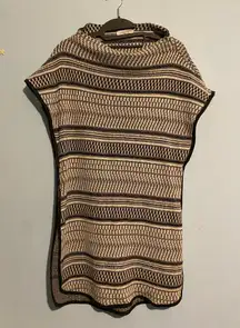 Waverly Grey Knit Sleeveless Top Black and White Size S