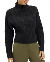 UGG Cable Knit Sweater Gray Size S Women’s Pullover Cozy Winter Warm