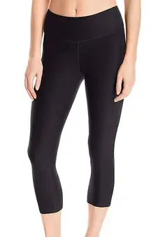 Black Workout Cropped Leggings