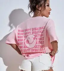Shein Wish Happy Everyday Oversized T-Shirt