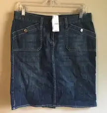 NWT New York & Company size 6 denim skirt