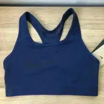 Nike Dri Fit Swoosh Icon Sports Bra Navy Blue DD1141 NWT sz S