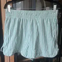 Terry Boxer shorts stripes high rise daily drill pockets stretchy trendy lounge