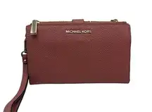 MICHAEL KORS Pink Wallet w/ Phone Holder