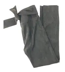 Do+Be Black Faux Suede Pants‎